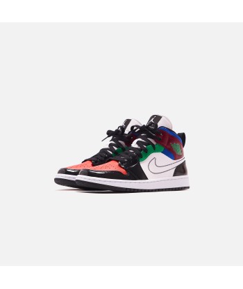 Nike WMNS Air Jordan 1 Mid SE- Black / White / University Red / Hyper 50-70% off 