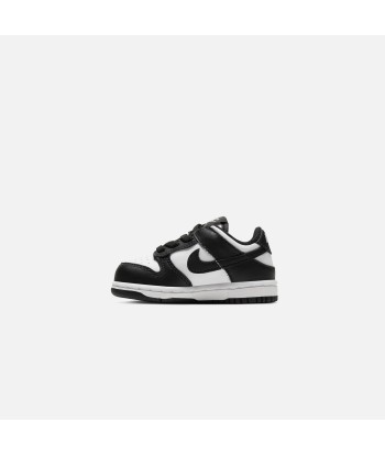 Nike TD Dunk Low - White / Black Véritable concentré