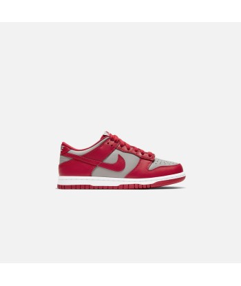 Nike Grade School Dunk Low Retro - Medium Grey / Varsity Red / White en ligne