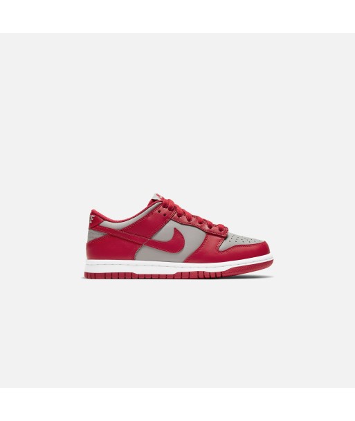 Nike Grade School Dunk Low Retro - Medium Grey / Varsity Red / White en ligne