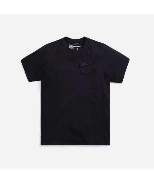 Maharishi Maharishi Pocket Tee - Black livraison et retour toujours gratuits