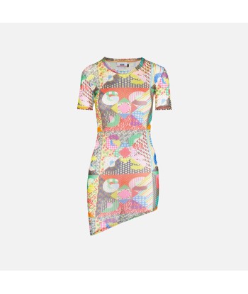 GCDS Messy Asymmetrical Dress - Multi Voir les baskets