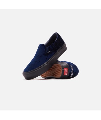 Vans x Noon Goons Classic Slip-On VLT LX - Black / Blue meilleur choix