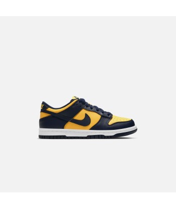 Nike Grade School Dunk Low BG Michigan - Varsity Maize / Midnight Navy / White / Total Orange vous aussi creer 