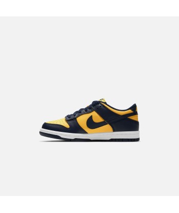 Nike Grade School Dunk Low BG Michigan - Varsity Maize / Midnight Navy / White / Total Orange vous aussi creer 