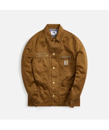 Junya Watanabe Man Cotton Weapon Garment Dyed Carhartt Jacket - Deep Beige Venez acheter