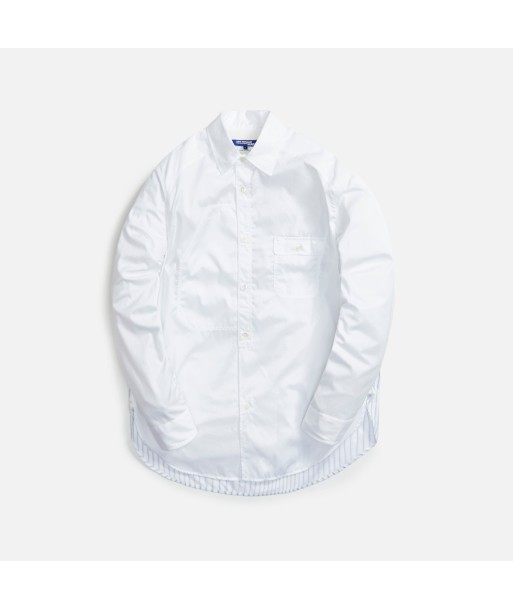 Junya Watanabe Man Cotton Chambray Twill Cotton Stripe Linen - Herringbone des créatures d'habitude