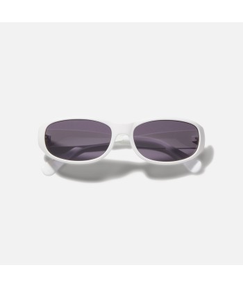 Calvin Klein x Heron Preston Bio Based Wraparound Sunglasses - Chalk / Silver Venez découvrir notre 