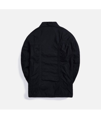 John Elliott Cotton Poplin Frame Snap Overshirt - Black 2 - 3 jours ouvrés.