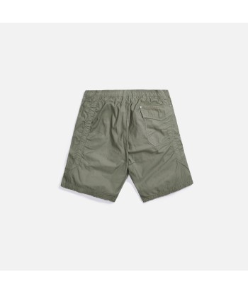 John Elliott Cotton Poplin Frame Shorts - Olive offre 