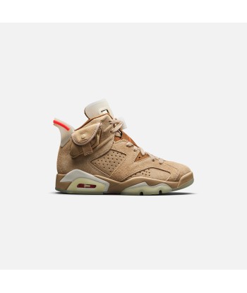 Nike x Travis Scott Air Jordan 6 Retro - British Khaki / Sail / Bright Crimson votre