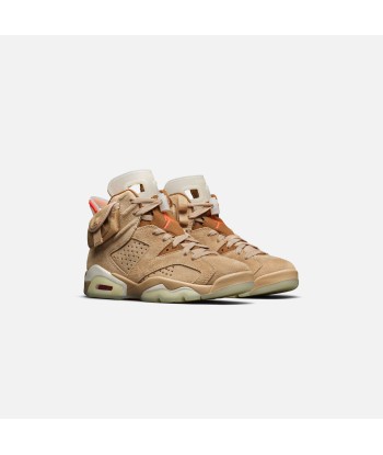 Nike x Travis Scott Air Jordan 6 Retro - British Khaki / Sail / Bright Crimson votre