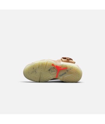 Nike x Travis Scott Air Jordan 6 Retro - British Khaki / Sail / Bright Crimson votre