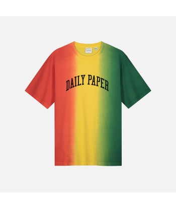 Daily Paper Rebo Tee - Red / Yellow / Green Dans la société mordern