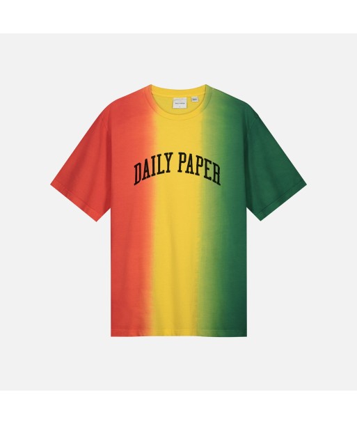 Daily Paper Rebo Tee - Red / Yellow / Green Dans la société mordern