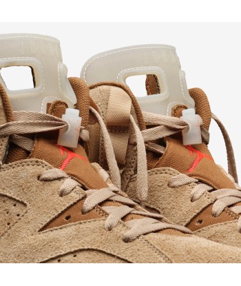 Nike x Travis Scott Air Jordan 6 Retro - British Khaki / Sail / Bright Crimson votre