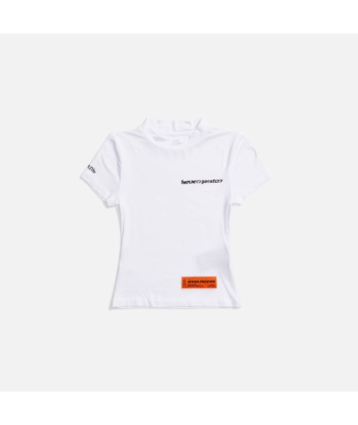 Heron Preston Baby Tee Warped - White des créatures d'habitude