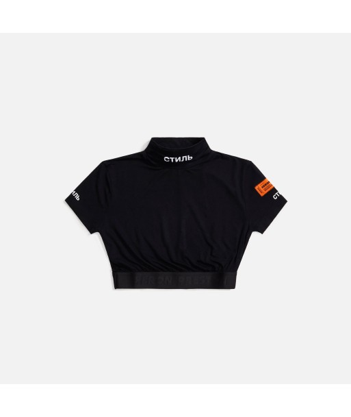 Heron Preston Turtleneck Crop - Black online