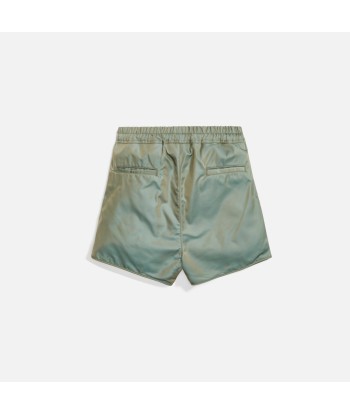 Fear Of God Track Short - Green Iridescent brillant des détails fins