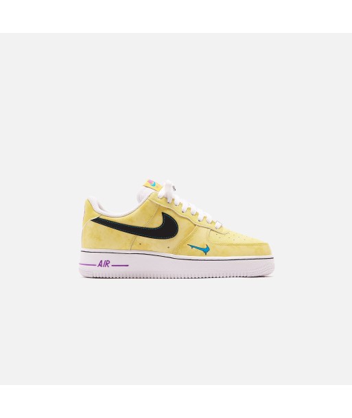 Nike Air Force 1 `07 LV8 - Speed Yellow / Black / Laser Blue Amélioration de cerveau avec