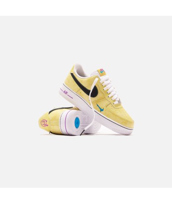 Nike Air Force 1 `07 LV8 - Speed Yellow / Black / Laser Blue Amélioration de cerveau avec