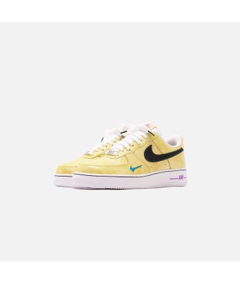 Nike Air Force 1 `07 LV8 - Speed Yellow / Black / Laser Blue Amélioration de cerveau avec