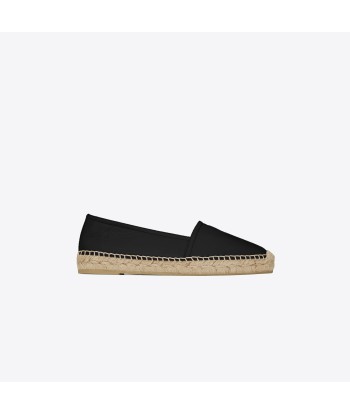 Saint Laurent Flat Heel Leather Up - Nero Dans la société mordern