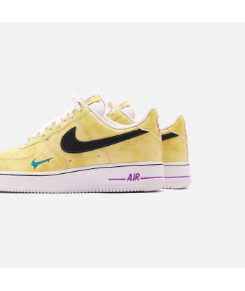 Nike Air Force 1 `07 LV8 - Speed Yellow / Black / Laser Blue Amélioration de cerveau avec