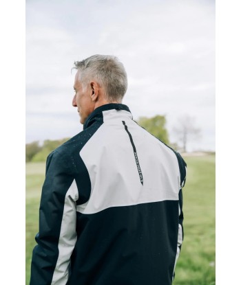 Abacus Sports Wear: Men's Stretch RainJacket - Links Les êtres humains sont 