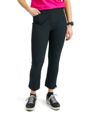 Abacus Sports Wear: Women's 4-Ways Stretch 7/8 Trousers- Elite High Waist (Black - Size 8) SALE pas cheres