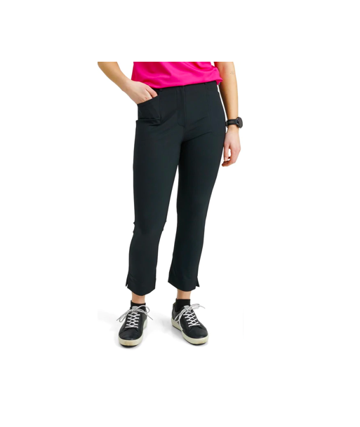 Abacus Sports Wear: Women's 4-Ways Stretch 7/8 Trousers- Elite High Waist (Black - Size 8) SALE pas cheres