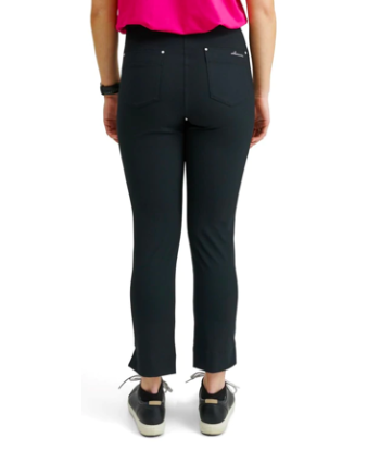 Abacus Sports Wear: Women's 4-Ways Stretch 7/8 Trousers- Elite High Waist (Black - Size 8) SALE pas cheres