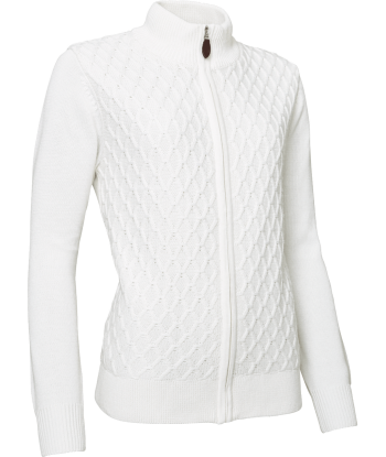 Abacus Sports Wear: Women's High-Performance Golf Windstop Cardigan - Avondale brillant des détails fins