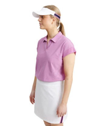 Abacus Sports Wear: Women's Loosefit Cup Sleeve Golf Polo - Erin français