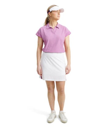 Abacus Sports Wear: Women's Loosefit Cup Sleeve Golf Polo - Erin français