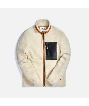 Loewe Shearling Jacket - Soft White / Tan Le MVP de beaucoup