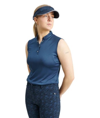 Abacus Sports Wear: Women's Sleeveless Golf Polo - Cherry à prix réduit toute l'année