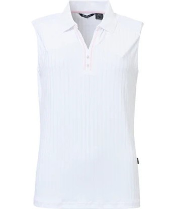 Abacus Sports Wear: Women's Sleeveless Golf Polo - Pebble pas cher