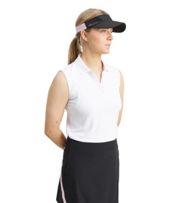 Abacus Sports Wear: Women's Sleeveless Golf Polo - Pebble pas cher