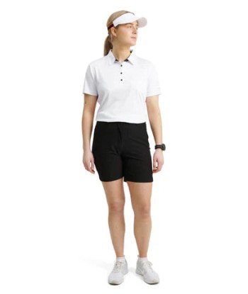 Abacus Sports Wear: Women's Stripe Short Sleeve Golf Polo - Cherry du meilleur 