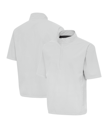 Antigua: Men's Essentials Short Sleeve 1/4 Zip Pullover - Brisk 105637 destockage