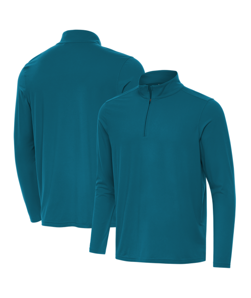 Antigua: Men's Essentials Intent 1/4 Zip Pullover - Deep Teal 105640 Jusqu'à 80% De Réduction