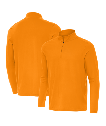 Antigua: Men's Essentials Intent 1/4 Zip Pullover - Tennesee Orange 105640 de technologie