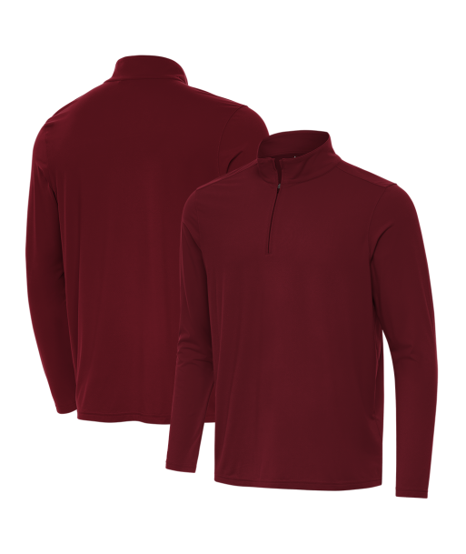 Antigua: Men's Essentials Intent 1/4 Zip Pullover - Cabernet 105640 plus qu'un jeu 