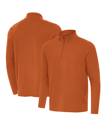 Antigua: Men's Essentials Intent 1/4 Zip Pullover -  Burnt Orange 105640 des créatures d'habitude