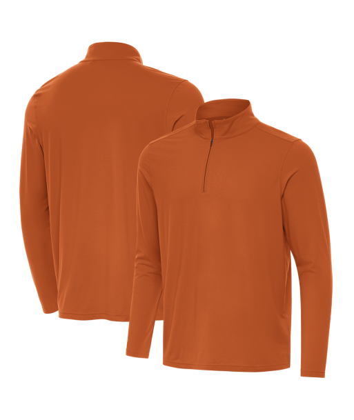 Antigua: Men's Essentials Intent 1/4 Zip Pullover -  Burnt Orange 105640 des créatures d'habitude