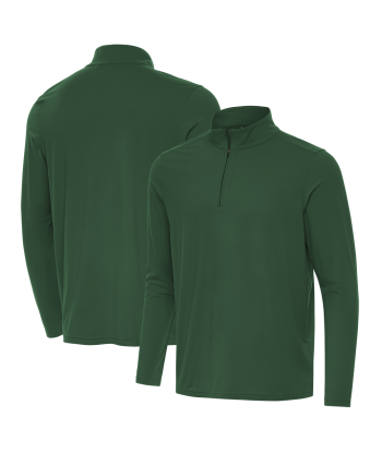 Antigua: Men's Essentials Intent 1/4 Zip Pullover -  Dark Pine 105640 les ligaments