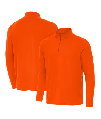 Antigua: Men's Essentials Intent 1/4 Zip Pullover - Mango 105640 du meilleur 