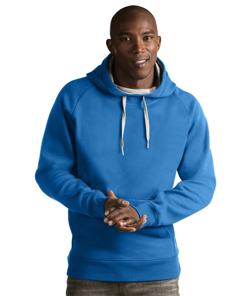 Antigua: Men's Essentials Hood Pullover - Victory Columbia Blue 101182 hantent personnes