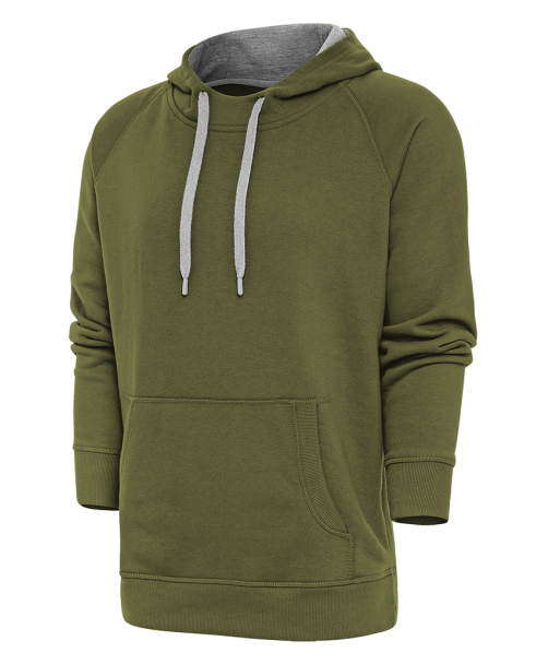 Antigua: Men's Essentials Hood Pullover - Victory Olive 101182 Profitez des Offres !